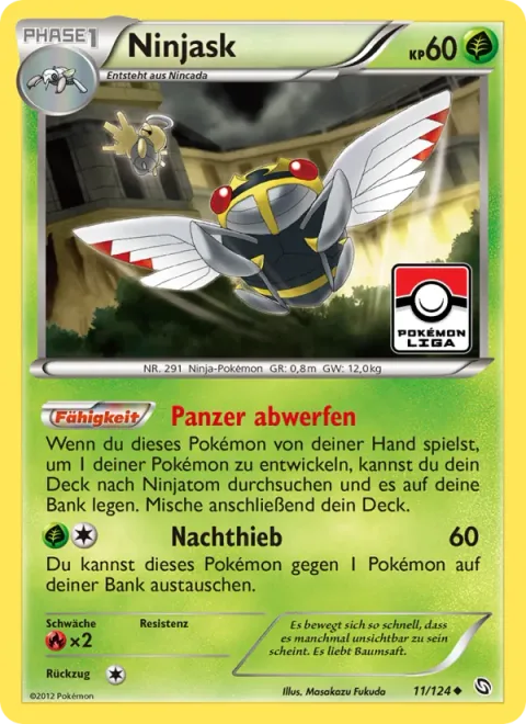 Ninjask [Cast-off Shell | Night Slash]