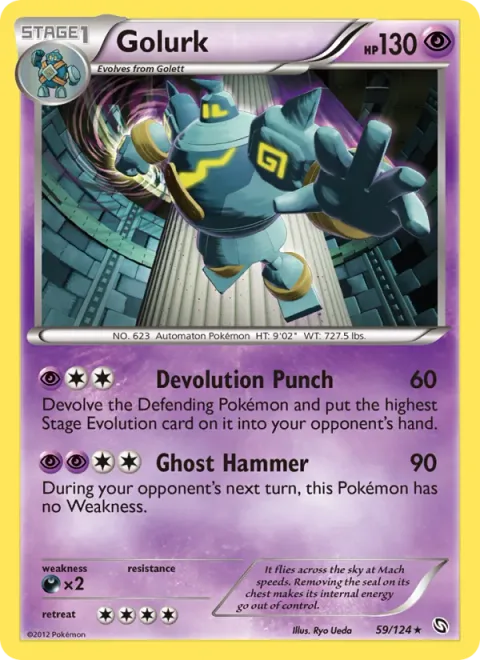 Golurk [Devolution Punch | Ghost Hammer]