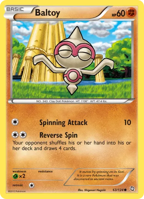 Baltoy [Spinning Attack | Reverse Spin]