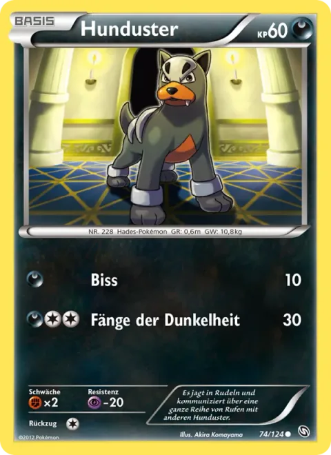 Houndour [Bite | Darkness Fang]