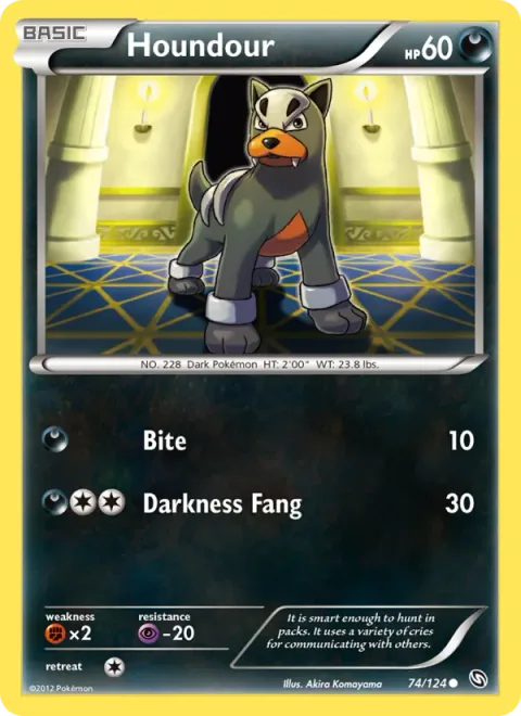 Houndour [Bite | Darkness Fang]