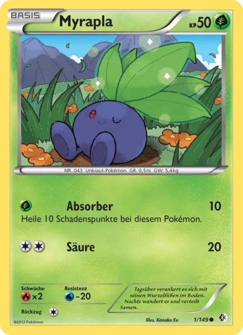 Oddish [Absorb | Acid]