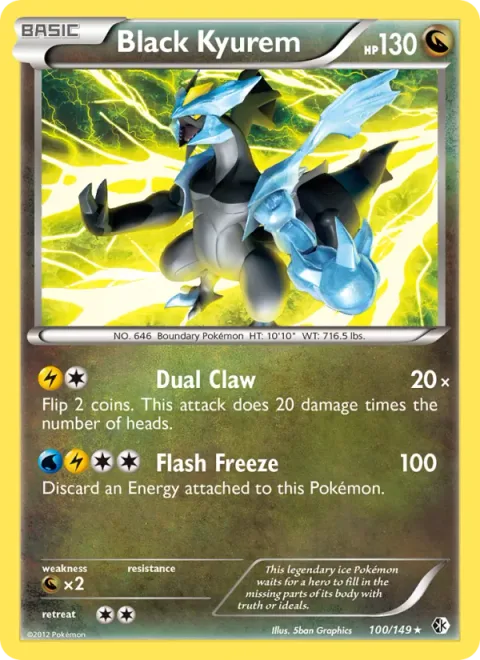 Black Kyurem [Dual Claw | Flash Freeze]