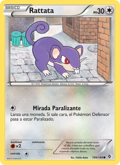 Rattata [Paralyzing Gaze]