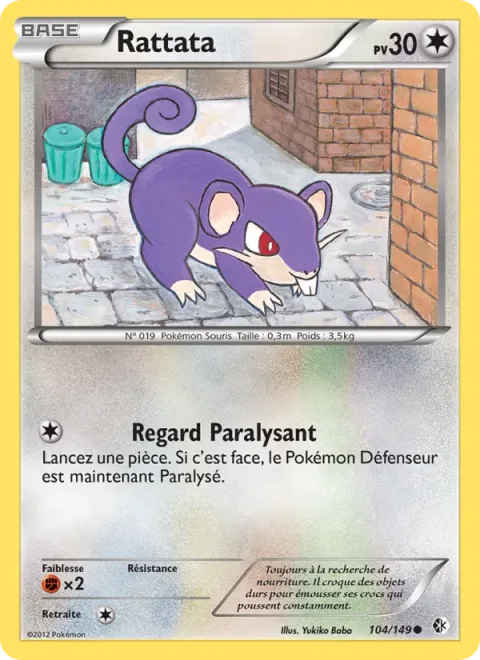 Rattata [Paralyzing Gaze]