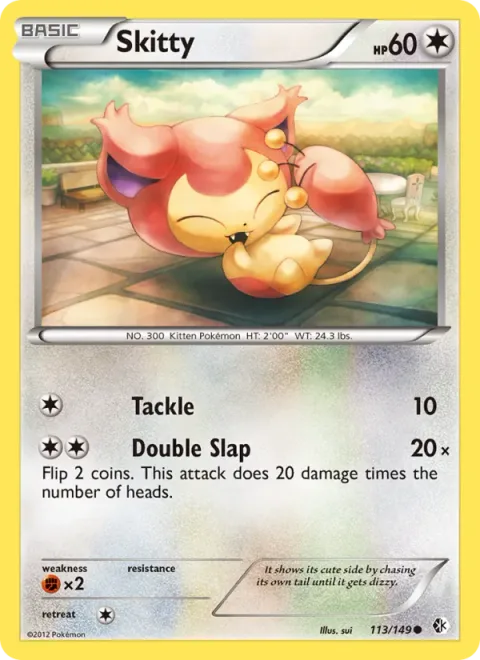Skitty [Tackle | Double Slap]
