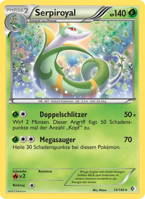 Serperior [Double Slash | Mega Drain]