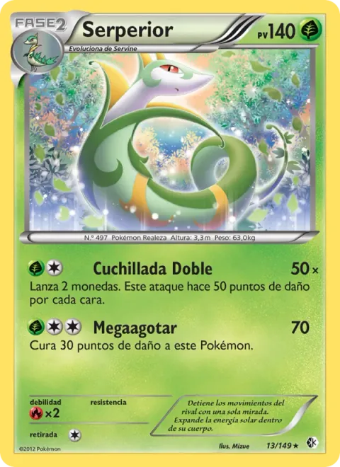 Serperior [Double Slash | Mega Drain]