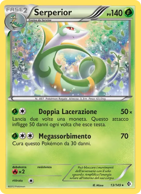 Serperior [Double Slash | Mega Drain]