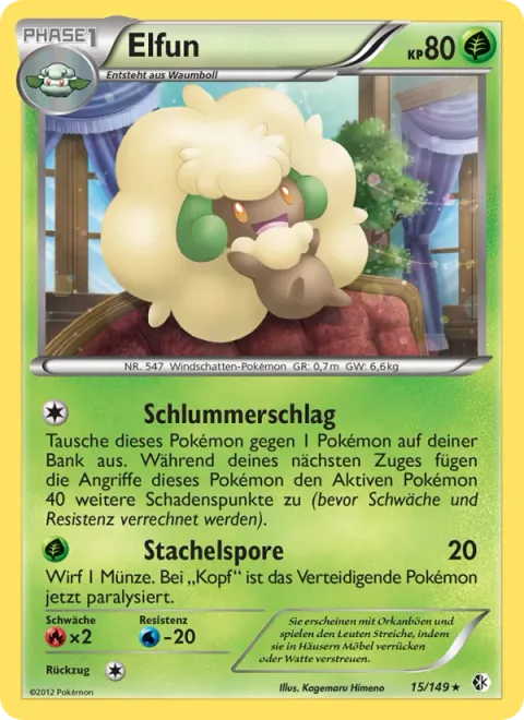 Whimsicott [Fluffy Tag | Stun Spore]