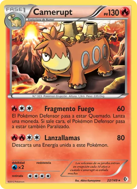 Camerupt [Fire Shard | Flamethrower]