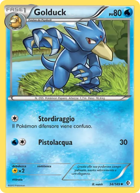 Golduck [Confuse Ray | Water Gun]