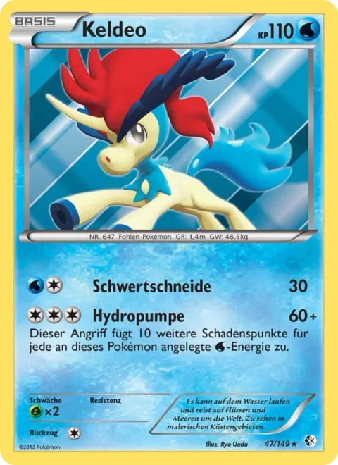 Keldeo [Slicing Blade | Hydro Pump]