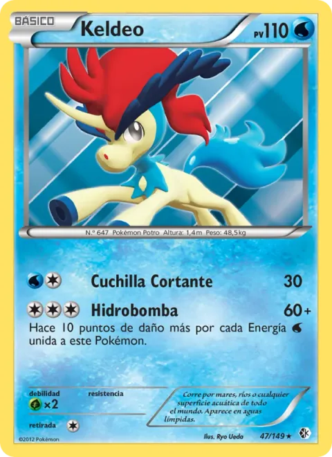 Keldeo [Slicing Blade | Hydro Pump]