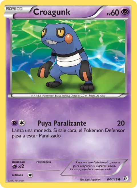 Croagunk [Paralyzing Jab]