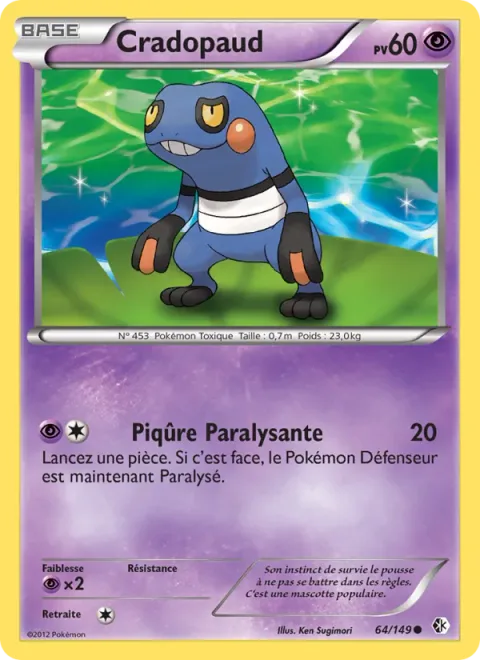 Croagunk [Paralyzing Jab]