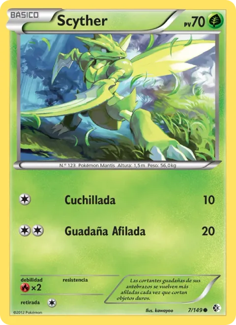 Scyther [Slash | Sharp Scythe | BCR]