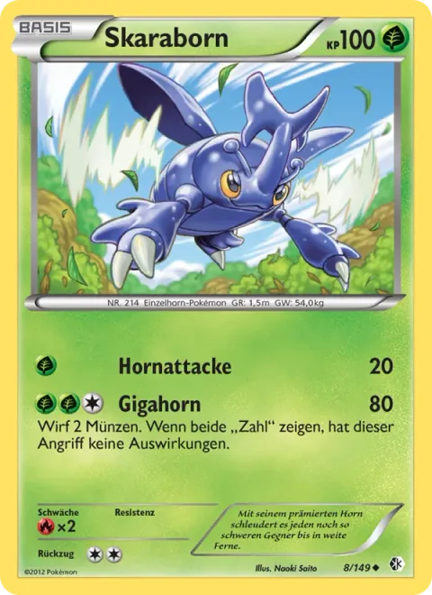 Heracross [Horn Attack | Giga Horn]
