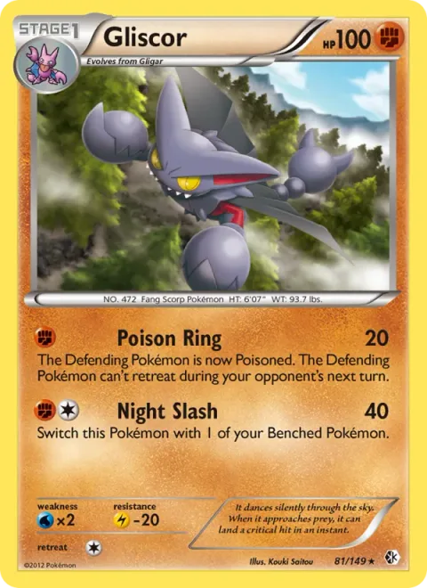 Gliscor [Poison Ring | Night Slash]