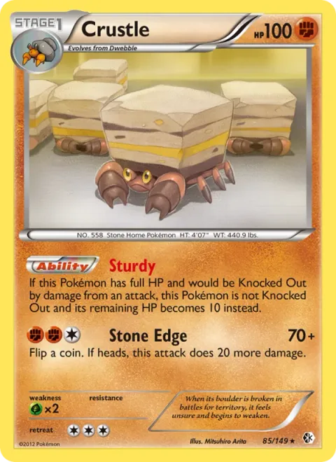 Crustle [Sturdy | Stone Edge]
