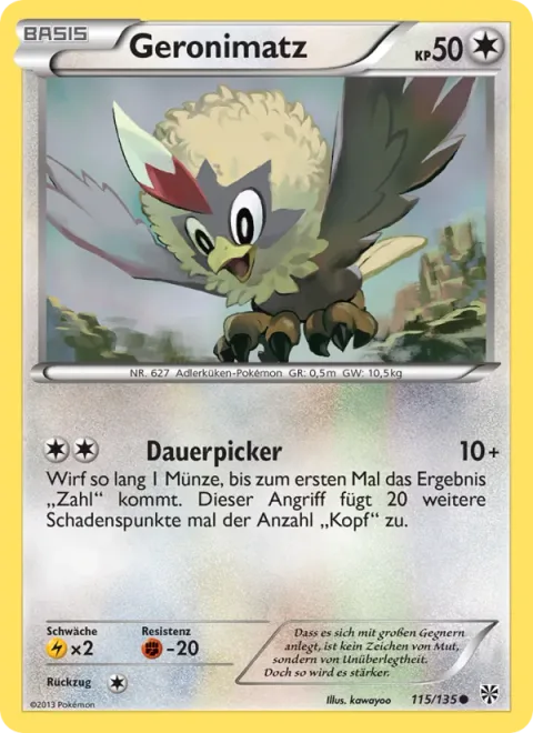 Rufflet [Incessant Peck]