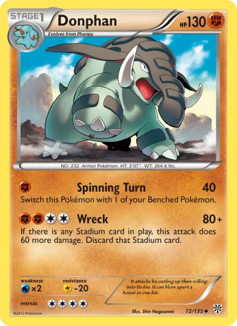 Donphan [Spinning Turn | Wreck]