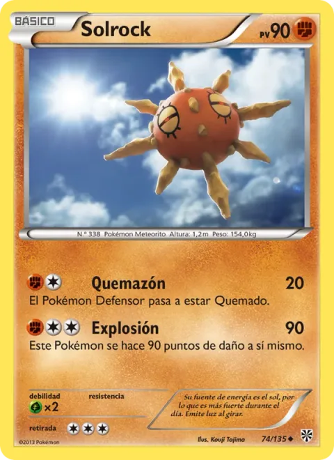 Solrock [Heat Burn | Explosion]