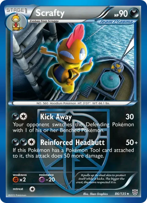 Scrafty [Kick Away | Reinforced Headbutt]