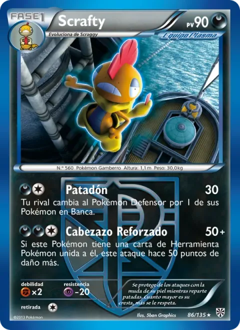Scrafty [Kick Away | Reinforced Headbutt]