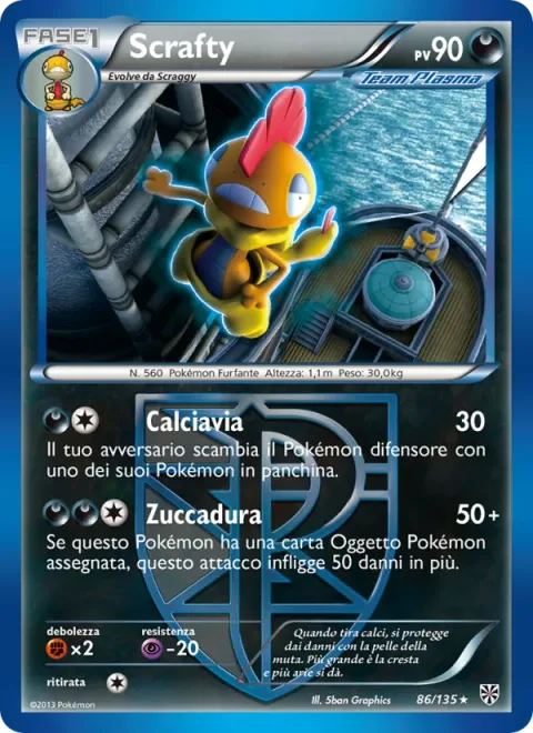 Scrafty [Kick Away | Reinforced Headbutt]