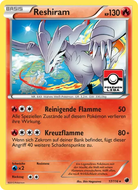 Reshiram [Purifying Flame | Fusion Flare]