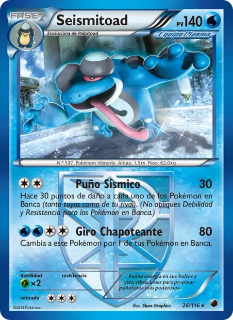 Seismitoad [Seismic Punch | Splashing Turn]