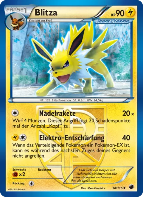 Jolteon [Pin Missile | Electri-Defuse]