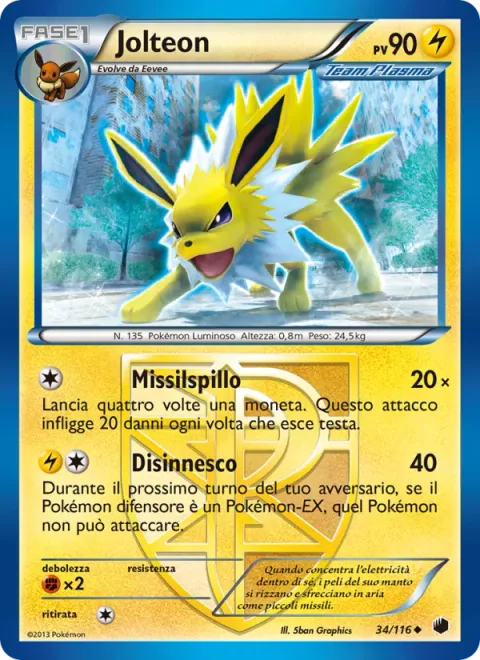 Jolteon [Pin Missile | Electri-Defuse]