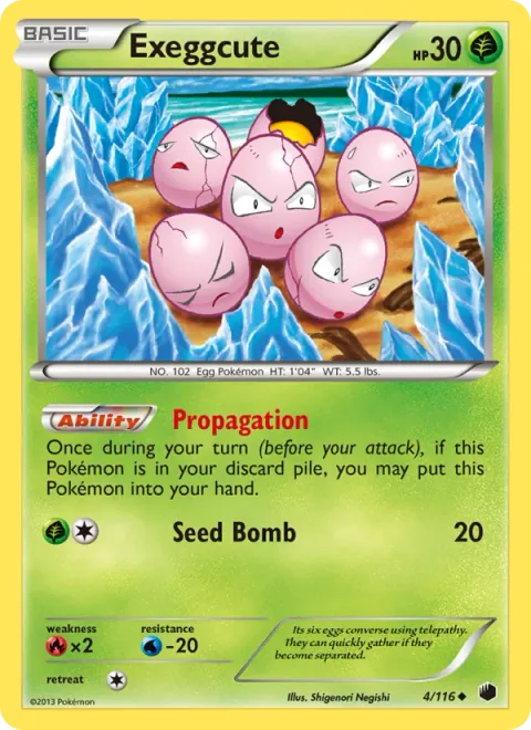 Exeggcute [Propagation | Seed Bomb]