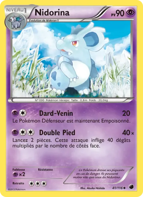 Nidorina [Poison Sting | Double Kick]