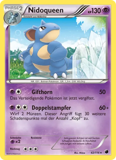 Nidoqueen [Poison Horn | Double Stomp]