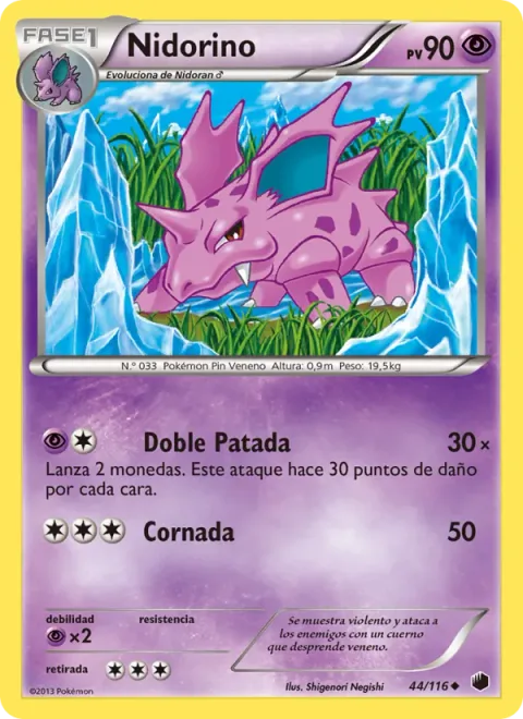 Nidorino [Double Kick | Horn Attack]