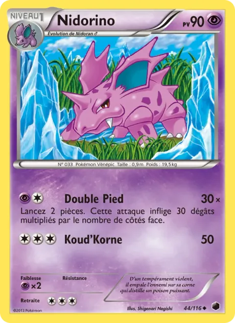 Nidorino [Double Kick | Horn Attack]