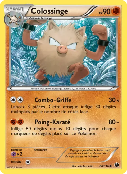 Primeape [Fury Swipes | Karate Chop]