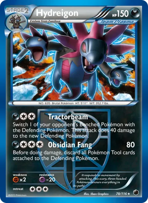 Hydreigon [Tractorbeam | Obsidian Fang]