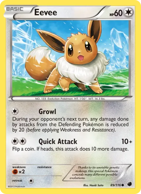 Eevee [Growl | Quick Attack]