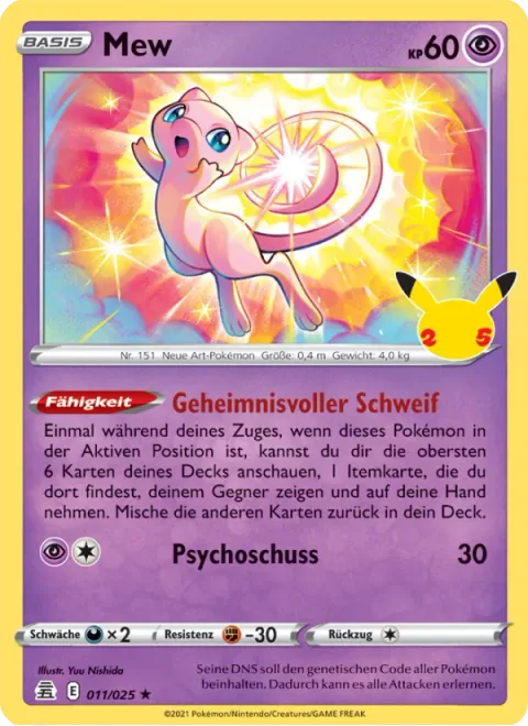 Mew [Mysterious Tail | Psyshot]