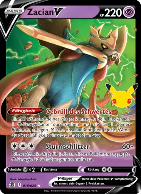 Zacian V [Roar of the Sword | Storm Slash]