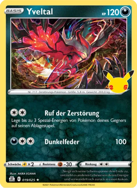 Yveltal [Cry of Destruction | Dark Feather]