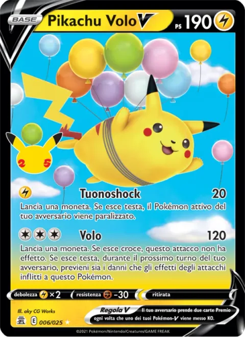 Flying Pikachu V [Thunder Shock | Fly]