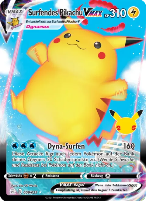Surfing Pikachu VMAX [Max Surfer]