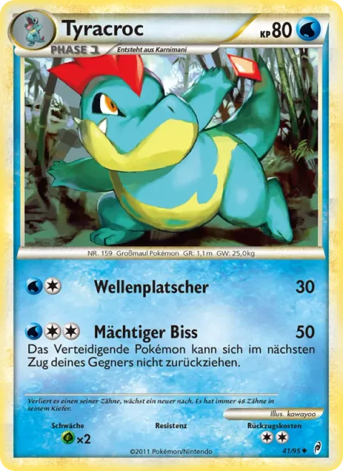 Croconaw [Wave Splash | Big Bite]