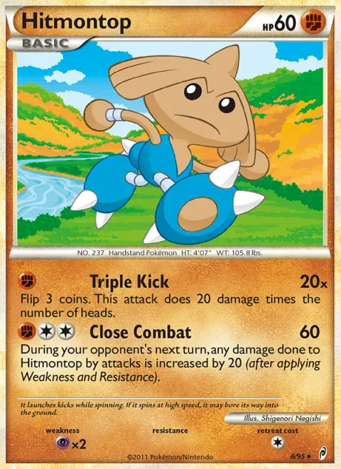 Hitmontop [Triple Kick | Close Combat]