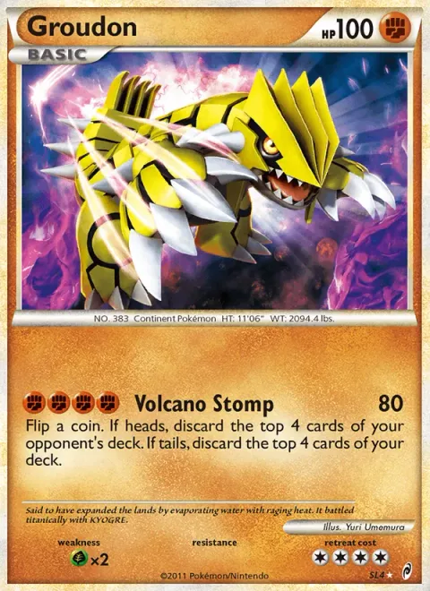 Groudon [Volcano Stomp]